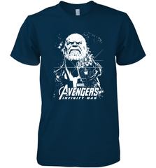 Marvel Infinity War Thanos Unicolor Stamp Men's Premium T-Shirt Men's Premium T-Shirt - skytshirtshop