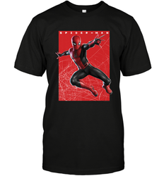 Marvel Spider Man Far From Home Web Swinging Poster Men's T-Shirt