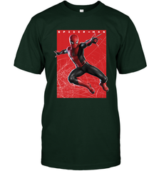 Marvel Spider Man Far From Home Web Swinging Poster Men's T-Shirt Men's T-Shirt - skytshirtshop