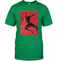 Marvel Spider Man Far From Home Web Swinging Poster Men's T-Shirt Men's T-Shirt - skytshirtshop