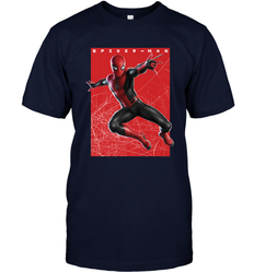 Marvel Spider Man Far From Home Web Swinging Poster Men's T-Shirt