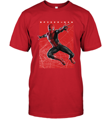 Marvel Spider Man Far From Home Web Swinging Poster Men's T-Shirt Men's T-Shirt - skytshirtshop