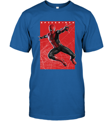 Marvel Spider Man Far From Home Web Swinging Poster Men's T-Shirt Men's T-Shirt - skytshirtshop