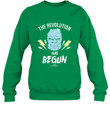Marvel Thor Ragnarok Korg Revolution's Begun Crewneck Sweatshirt Crewneck Sweatshirt - skytshirtshop
