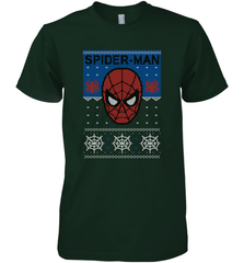 Marvel Spider Man Mask Christmas Sweater Men's Premium T-Shirt Men's Premium T-Shirt - skytshirtshop