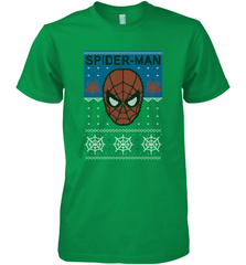 Marvel Spider Man Mask Christmas Sweater Men's Premium T-Shirt Men's Premium T-Shirt - skytshirtshop