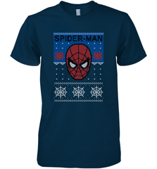Marvel Spider Man Mask Christmas Sweater Men's Premium T-Shirt Men's Premium T-Shirt - skytshirtshop