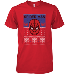Marvel Spider Man Mask Christmas Sweater Men's Premium T-Shirt Men's Premium T-Shirt - skytshirtshop