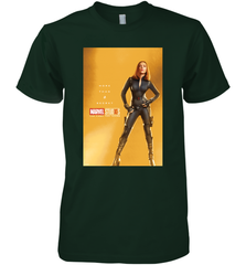 Marvel Studios 10 Years Black Widow Poster Men's Premium T-Shirt Men's Premium T-Shirt - skytshirtshop