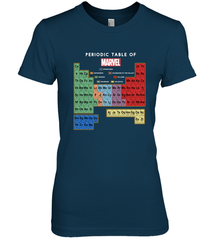 Marvel Ultimate Periodic Table Of Elements Women's Premium T-Shirt Women's Premium T-Shirt - skytshirtshop
