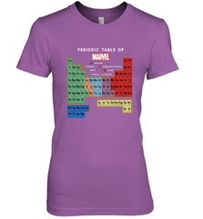 Marvel Ultimate Periodic Table Of Elements Women's Premium T-Shirt Women's Premium T-Shirt - skytshirtshop