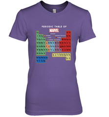 Marvel Ultimate Periodic Table Of Elements Women's Premium T-Shirt Women's Premium T-Shirt - skytshirtshop