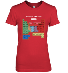 Marvel Ultimate Periodic Table Of Elements Women's Premium T-Shirt Women's Premium T-Shirt - skytshirtshop