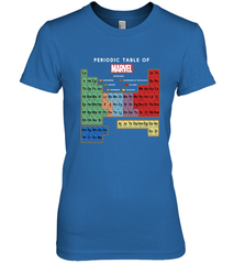 Marvel Ultimate Periodic Table Of Elements Women's Premium T-Shirt Women's Premium T-Shirt - skytshirtshop