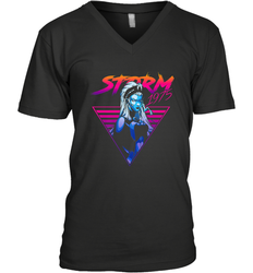 Marvel X Men Storm 80's Neon Retro Triangle Men's V-Neck