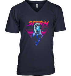 Marvel X Men Storm 80's Neon Retro Triangle Men's V-Neck