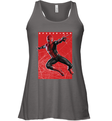Marvel Spider Man Far From Home Web Swinging Poster Women's Racerback Tank Women's Racerback Tank - skytshirtshop