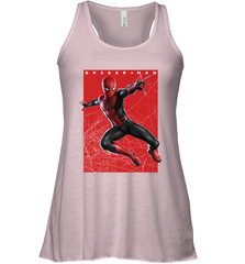 Marvel Spider Man Far From Home Web Swinging Poster Women's Racerback Tank Women's Racerback Tank - skytshirtshop