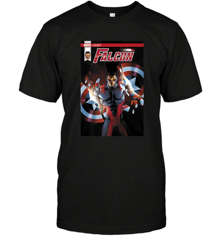 Marvel Falcon Take Flight Comic Cover Premium T Shirt Men's T-Shirt Men's T-Shirt / Black / S Men's T-Shirt - skytshirtshop