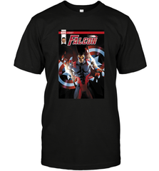 Marvel Falcon Take Flight Comic Cover Premium T Shirt Men's T-Shirt Men's T-Shirt - skytshirtshop