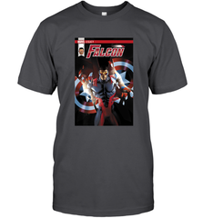 Marvel Falcon Take Flight Comic Cover Premium T Shirt Men's T-Shirt Men's T-Shirt - skytshirtshop