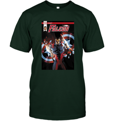 Marvel Falcon Take Flight Comic Cover Premium T Shirt Men's T-Shirt Men's T-Shirt - skytshirtshop