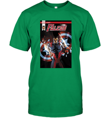 Marvel Falcon Take Flight Comic Cover Premium T Shirt Men's T-Shirt Men's T-Shirt - skytshirtshop