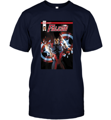 Marvel Falcon Take Flight Comic Cover Premium T Shirt Men's T-Shirt Men's T-Shirt - skytshirtshop