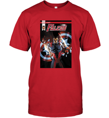Marvel Falcon Take Flight Comic Cover Premium T Shirt Men's T-Shirt Men's T-Shirt - skytshirtshop