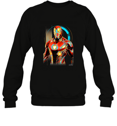 Marvel Infinity War Iron Man Digital Pose Crewneck Sweatshirt