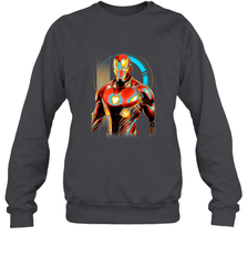 Marvel Infinity War Iron Man Digital Pose Crewneck Sweatshirt Crewneck Sweatshirt - skytshirtshop