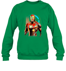 Marvel Infinity War Iron Man Digital Pose Crewneck Sweatshirt Crewneck Sweatshirt - skytshirtshop