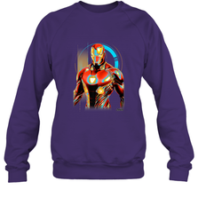 Marvel Infinity War Iron Man Digital Pose Crewneck Sweatshirt Crewneck Sweatshirt - skytshirtshop