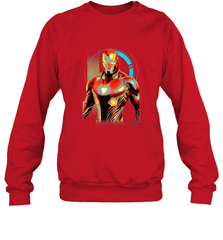 Marvel Infinity War Iron Man Digital Pose Crewneck Sweatshirt Crewneck Sweatshirt - skytshirtshop