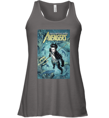 Marvel Namor Avengers Comic Cover Women's Racerback Tank Women's Racerback Tank - skytshirtshop