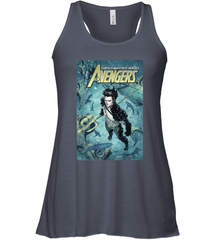 Marvel Namor Avengers Comic Cover Women's Racerback Tank Women's Racerback Tank - skytshirtshop