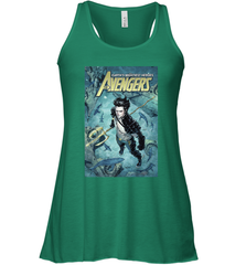 Marvel Namor Avengers Comic Cover Women's Racerback Tank Women's Racerback Tank - skytshirtshop