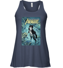 Marvel Namor Avengers Comic Cover Women's Racerback Tank Women's Racerback Tank - skytshirtshop