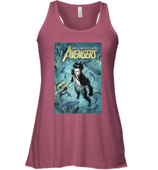 Marvel Namor Avengers Comic Cover Women's Racerback Tank Women's Racerback Tank - skytshirtshop