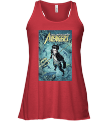 Marvel Namor Avengers Comic Cover Women's Racerback Tank Women's Racerback Tank - skytshirtshop
