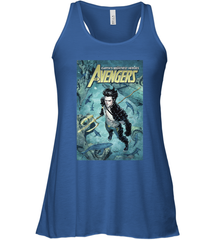Marvel Namor Avengers Comic Cover Women's Racerback Tank Women's Racerback Tank - skytshirtshop