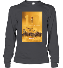 Marvel Studios 10 Years of Heroes Poster Long Sleeve T-Shirt Long Sleeve T-Shirt - skytshirtshop