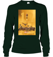Marvel Studios 10 Years of Heroes Poster Long Sleeve T-Shirt Long Sleeve T-Shirt - skytshirtshop