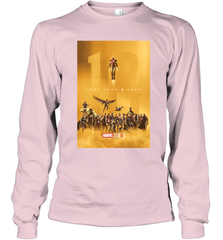 Marvel Studios 10 Years of Heroes Poster Long Sleeve T-Shirt Long Sleeve T-Shirt - skytshirtshop