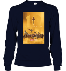 Marvel Studios 10 Years of Heroes Poster Long Sleeve T-Shirt Long Sleeve T-Shirt - skytshirtshop
