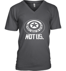 Marvel Avengers_ Endgame Captain America Shield Men's V-Neck Men's V-Neck - skytshirtshop