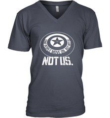 Marvel Avengers_ Endgame Captain America Shield Men's V-Neck Men's V-Neck - skytshirtshop