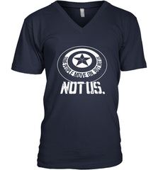 Marvel Avengers_ Endgame Captain America Shield Men's V-Neck Men's V-Neck - skytshirtshop