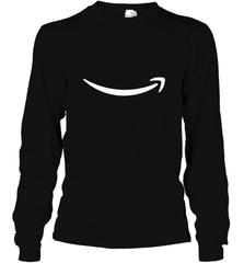 Smile Shirt  White Logo Long Sleeve T-Shirt Long Sleeve T-Shirt - skytshirtshop
