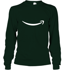 Smile Shirt  White Logo Long Sleeve T-Shirt Long Sleeve T-Shirt - skytshirtshop